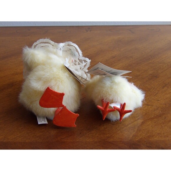 Vintage Lot of 2 A&A Plush Kimbearly's Originals Chick Peeps and De Dee Tongue - Picture 11 of 15